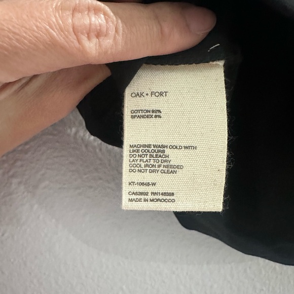 Oak and Fort Collared Half Zip Tee - Picture 5 of 5